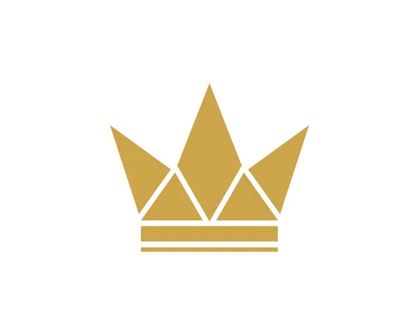 Crown Logo Mall Vektor Ikon Illustration Design — Stock vektor