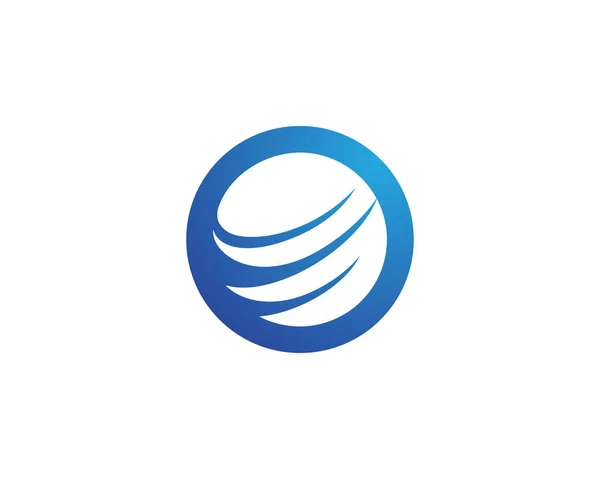 Global Logo Vector Illustratie Sjabloonontwerp — Stockvector