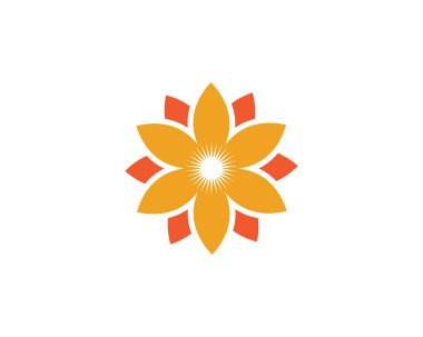 Güzellik Plumeria Simgesi Çiçek Tasarımı Çizim Şablonu