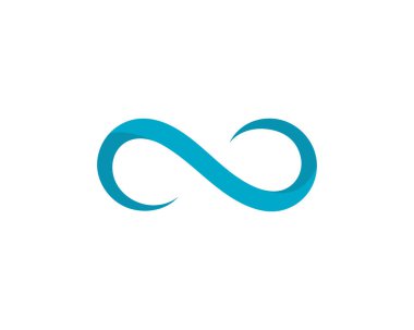 Sonsuzluk Tasarımı Vektör Simgesi Logo şablonu tasarımı