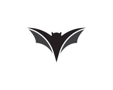 Yarasa vektör simgesi logo şablonu çizim tasarımı