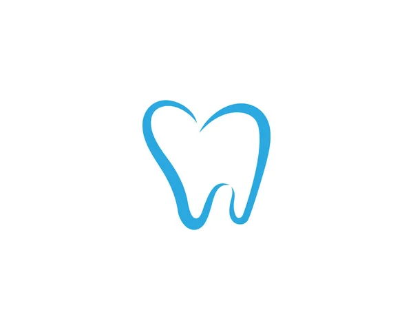 Dentallogo Vorlage Vektor Illustration Icon Design — Stockvektor