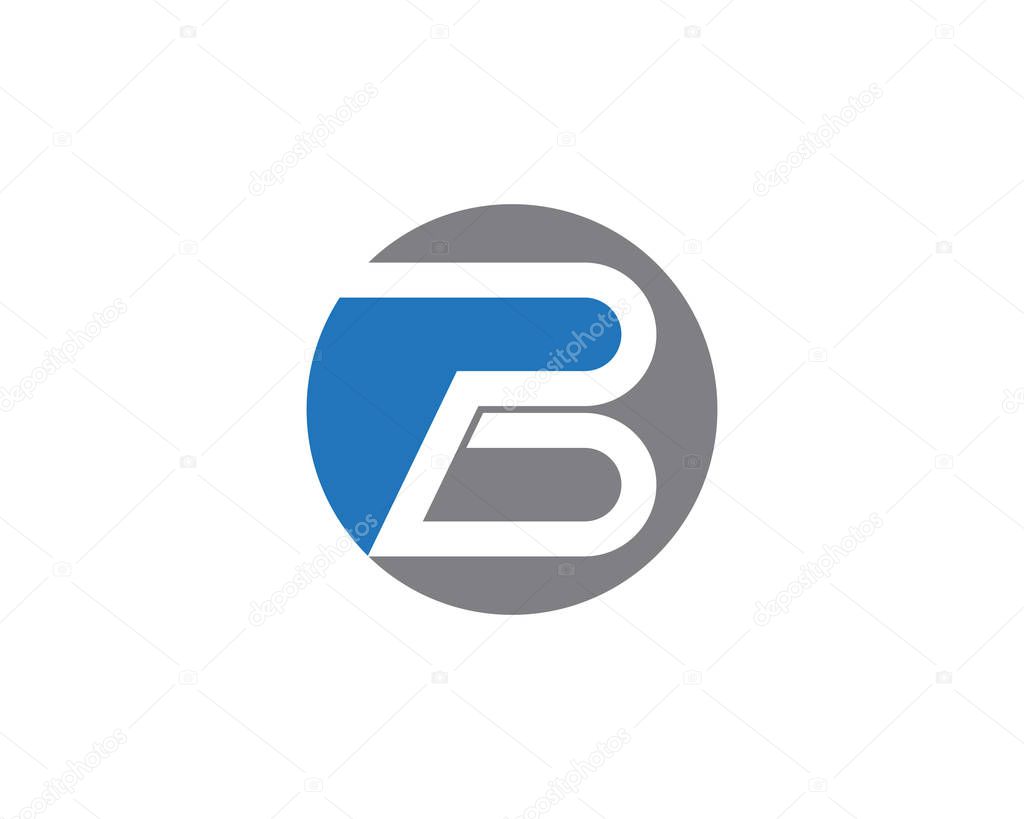 B Letter logo template vector illustration