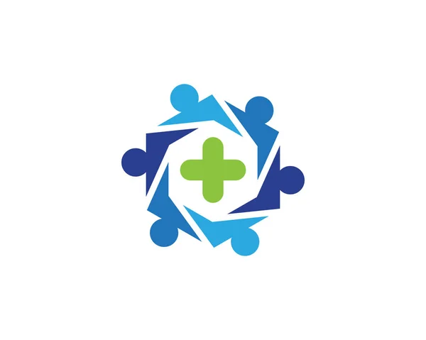Дизайн Векторных Иллюстраций Медицинского Логотипа — стоковый вектор