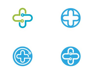 Sağlık Tıbbi Logosu vektör illüstrasyon tasarımı