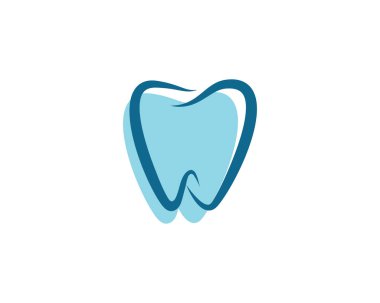 Diş logosu Şablon vektör çizim simgesi tasarımı