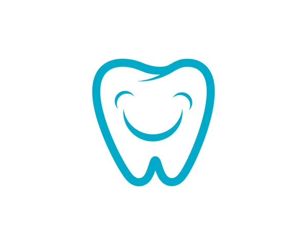 Dentallogo Vorlage Vektor Illustration Icon Design — Stockvektor