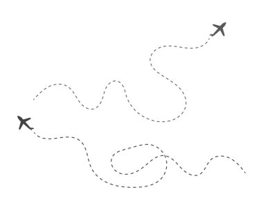 Uçak ikonu vektör illüstrasyon Logo Şablonu