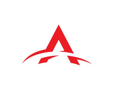 Bir Harf Logo Şablonu vektör illüstrasyon tasarımı