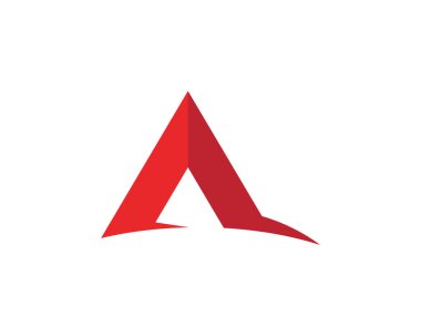 Bir Harf Logo Şablonu vektör illüstrasyon tasarımı