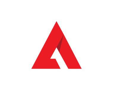 Bir Harf Logo Şablonu vektör illüstrasyon tasarımı