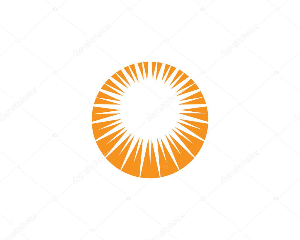 Sun Vector illustration Icon Logo Template design
