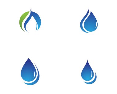 su damlası Logo Şablonu vektör çizimi tasarımı