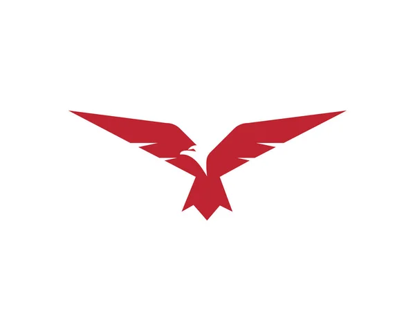 Falcon Logo Vorlage Vektor Illustration Design — Stockvektor