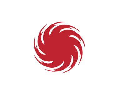 vortex vektör illüstrasyon simgesi Logo Şablonu tasarımı