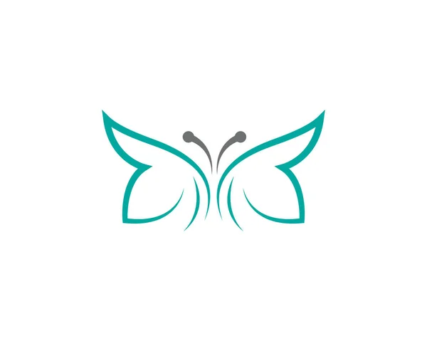 Belleza Mariposa Vector Icono Diseño — Vector de stock