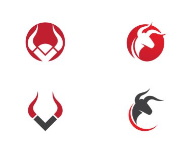 Taurus Logo Şablon vektör çizimi tasarımı
