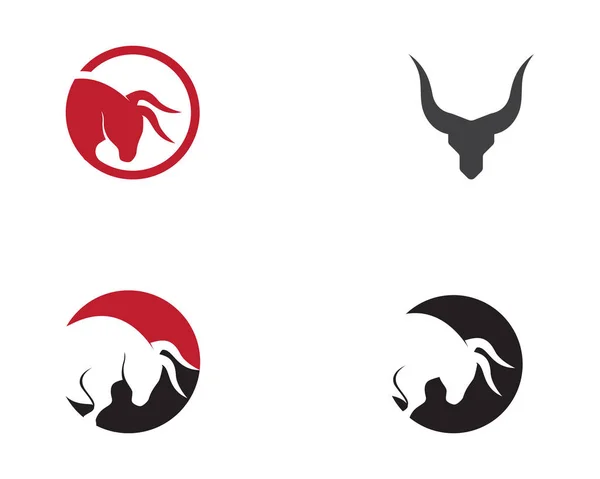 Ikona Wektora Szablonu Taurus Logo — Wektor stockowy