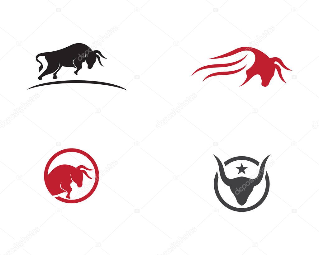 Taurus Logo Template vector icon illustration design