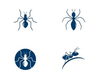 Karınca Logosu vektör illüstrasyon tasarımı