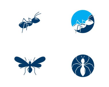 Karınca Logosu vektör illüstrasyon tasarımı