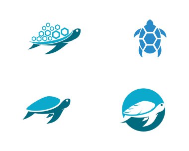 Kaplumbağa hayvan çizgi film ikon vektör çizimi