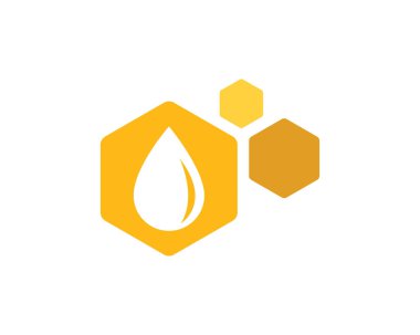 Arı Logo Şablonu vektör çizimi tasarımı