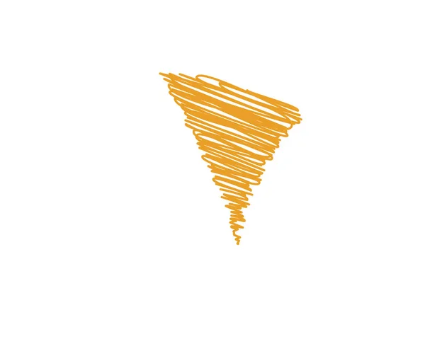 Projeto Ilustração Vetor Símbolo Logotipo Tornado — Vetor de Stock