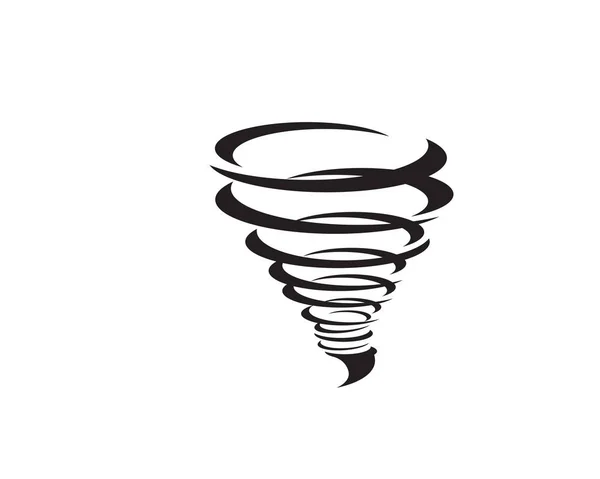 Tornado Logo Symbol Vektor Illustration Design — Stockvektor