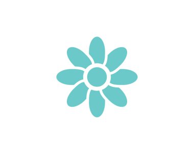 çiçek vektör tasarım şablonu çizimi