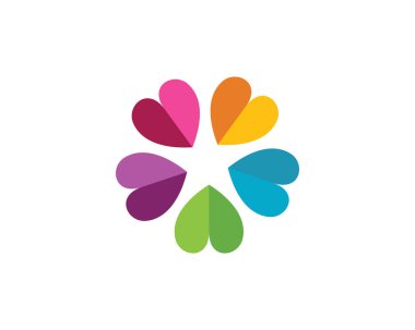 çiçek vektör tasarım şablonu çizimi