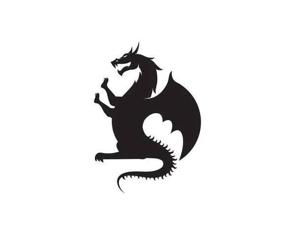Dragon Vektor Symbol Illustration Design Logo Vorlage — Stockvektor