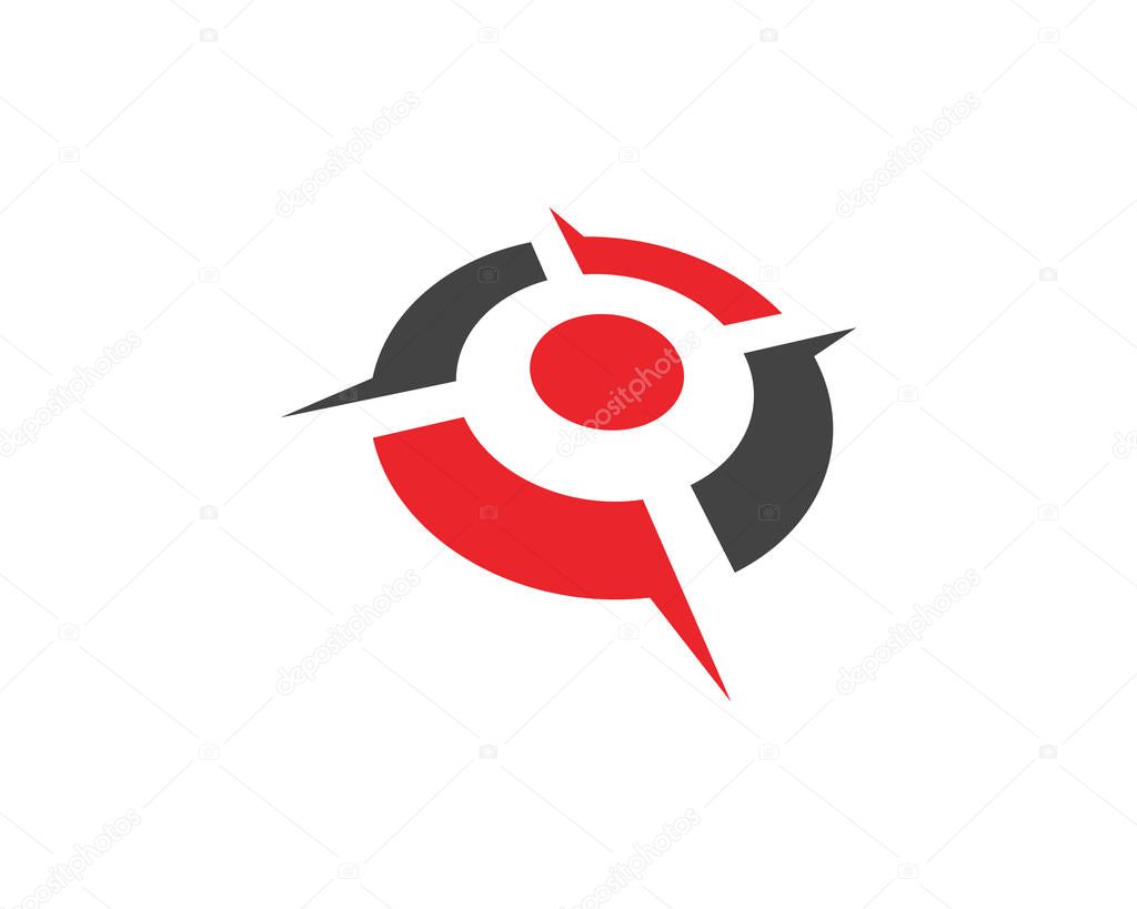 Target icon vector illustration design template
