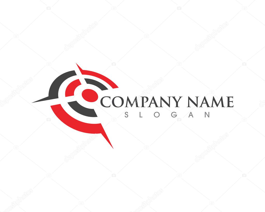 Target icon vector illustration design template