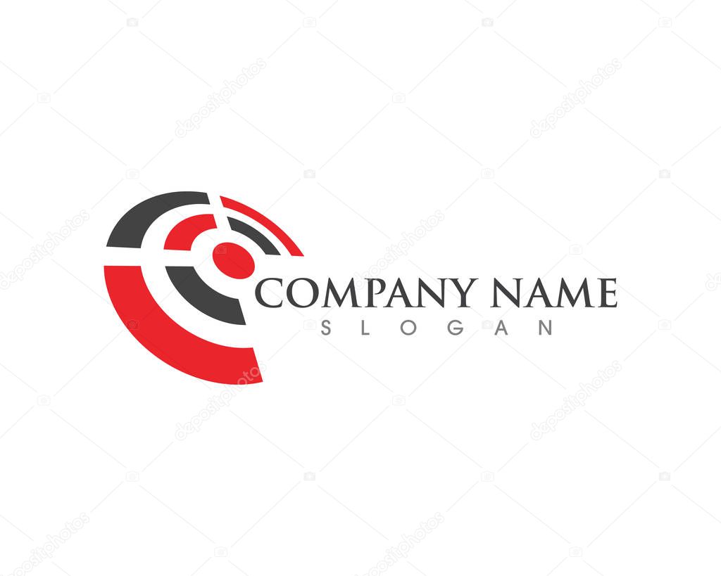 Target icon vector illustration design template