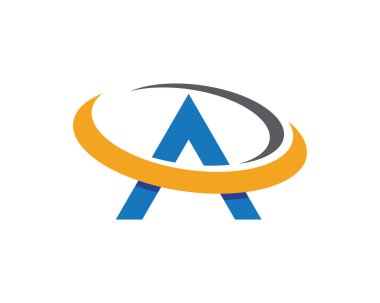 Bir Harf Şablonu vektör resimleme tasarımı