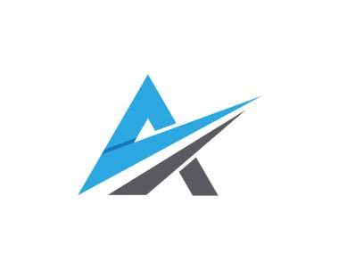 Bir Harf Şablonu vektör resimleme tasarımı