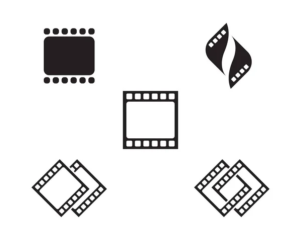 Film Film Film Mozi Vektor Tervezés Illusztráció — Stock Vector