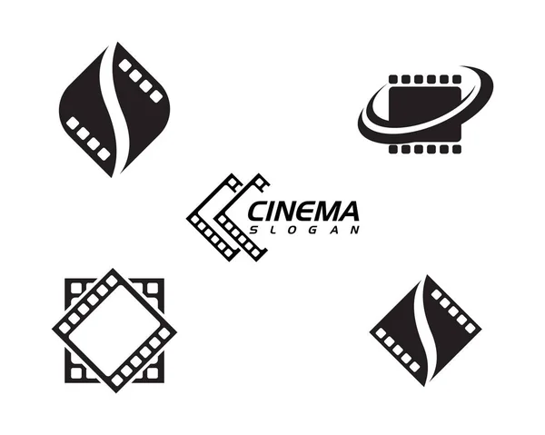 Película Cine Vector Diseño Ilustración — Archivo Imágenes Vectoriales