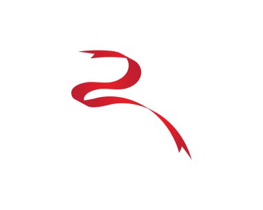 Kırmızı kurdele Vektör illüstrasyon tasarımı