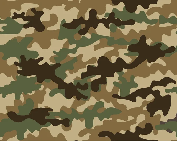 Textura Camuflagem Militar Repete Ilustração Exército Sem Costura — Vetor de Stock