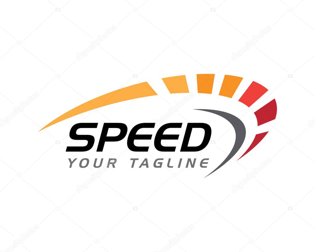 Speed icon simple design illustration vector