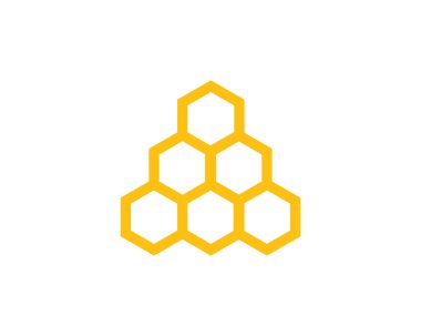 Bal peteği arkaplan dokusu çizimi tasarımı