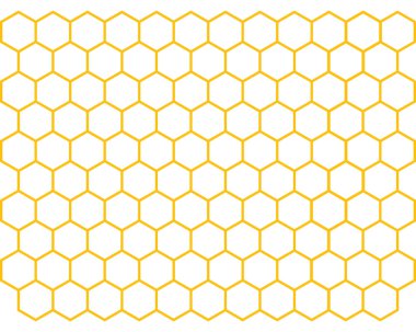 Bal peteği arkaplan dokusu çizimi tasarımı