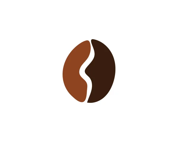 Icono Grano Café Vector Plantilla Ilustración — Vector de stock