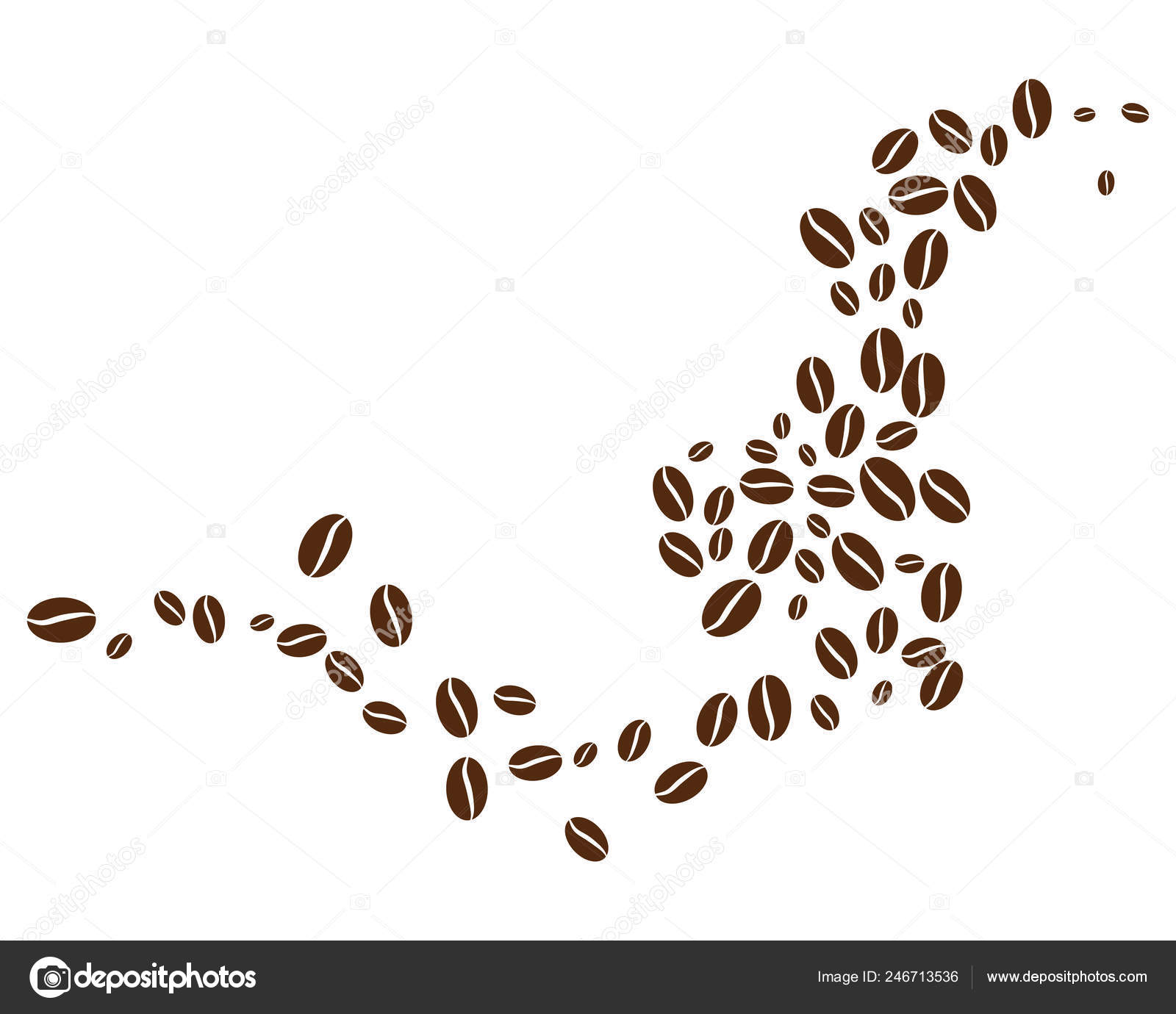 Kaffeebohnen Symbol Vektor Illustration Vorlage Stock-Vektorbild von  ©elaelo 246713536, image size:1600x1380