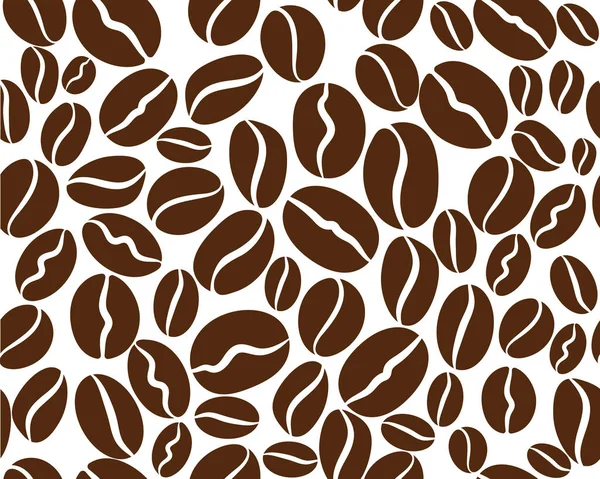 Kávébab Ikon Vektor Illusztráció Sablon — Stock Vector