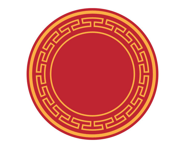 Китайский векторный шаблон
