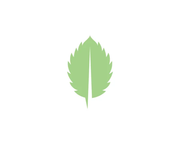Εικονίδιο του φορέα επίπεδη φύλλα μέντας — Διανυσματικό Αρχείο