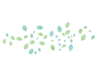 Düz vektör simge nane yaprakları